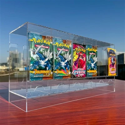 6 Slot Acrylic Pokemon Booster Pack Dispenser