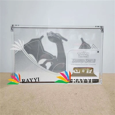 Acrylic Case Display For Charizard Ultra Premium Collection