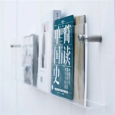 Acrylic & Plexiglass Magazine Display Wall Racks