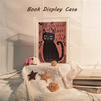 Clear Acrylic Book Display Case