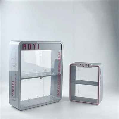 Acrylic Desktop Vape Cigarette Display Rack With Lock