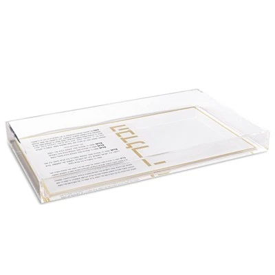 Custom Acrylic Basic Havdalah Plate