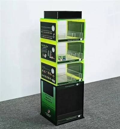 New Customize Floor Acrylic Vape Electronic Cigarette Display Stand For Store